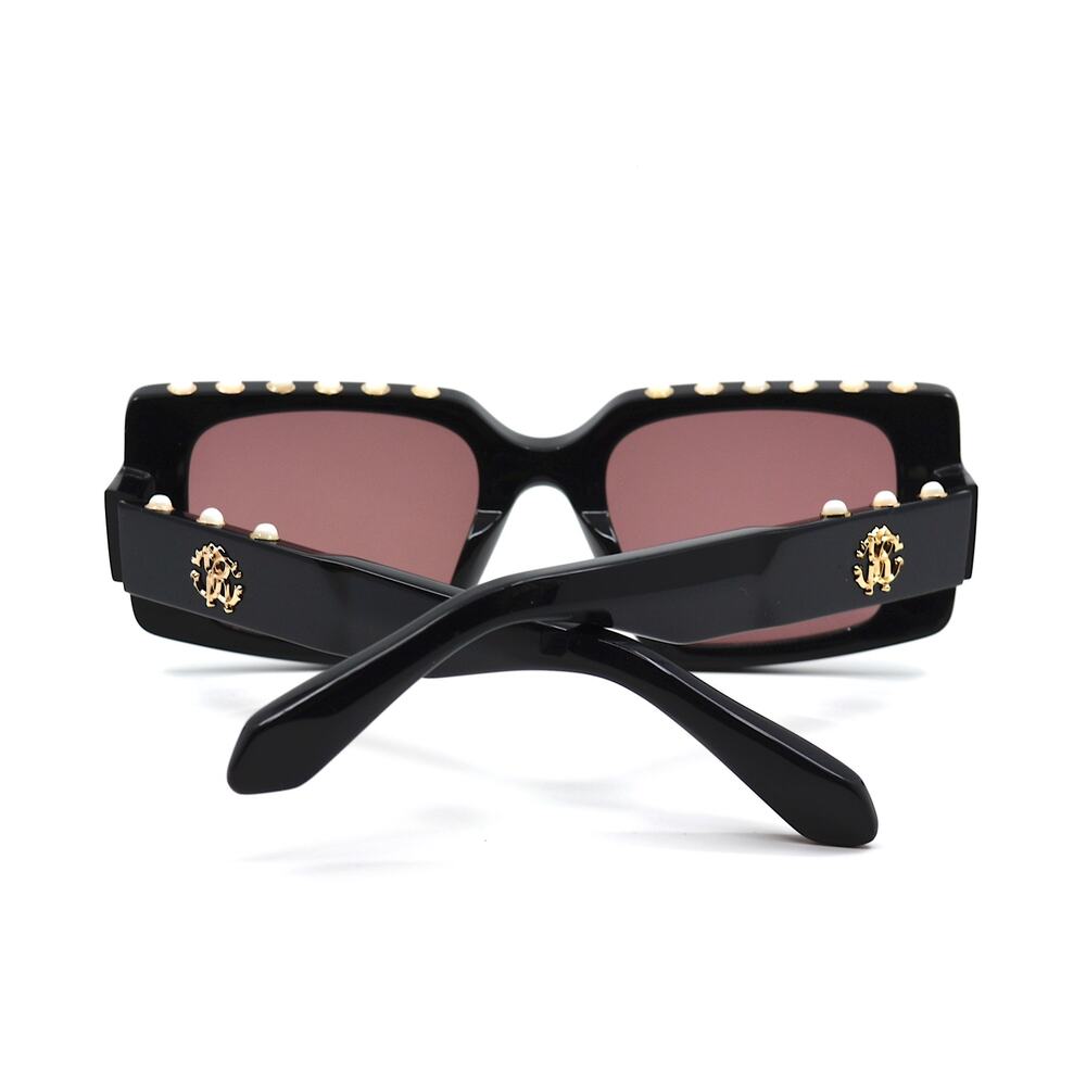 ROBERTO CAVALLI SRC039S BLACK PURPLE AUTHENTIC SUNGLASSES - Picture 8 of 14